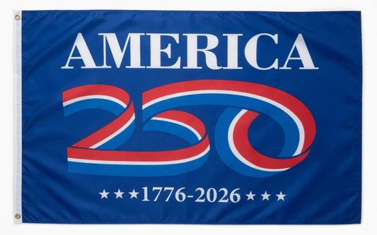 America 250 Flag 2026 - 3x5 ft Semi quincentennial Celebration Banner